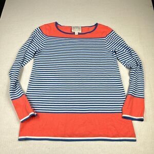 Sail to Sable Tunic Sweater Striped Long Sleeve Nautical Preppy Pullover XS